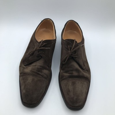 Gravati Hand Made in Italy Baumans Brown Suede Leather Oxfords 10 Vibram Soles Gravati Shoes products for sale | eBay main image 4