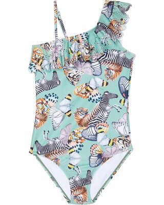 Molo L123725 Net Kids One Piece Swimsuit Girl's Size 7Y
