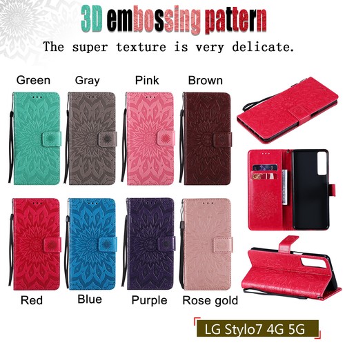 Retro Pattern PU Leather Flip Wallet Case Cover for LG K12 Plus V40 K10 V30 V50