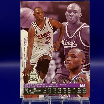 NBAトレーディングカード M.Richmond Mitch Richmond NBA Basketball Lot Of (4) Cards | eBay