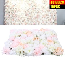 Künstliche Blumenwand Rosenwand Hochzeit Partei Dekor Hintergrund 40x60cm