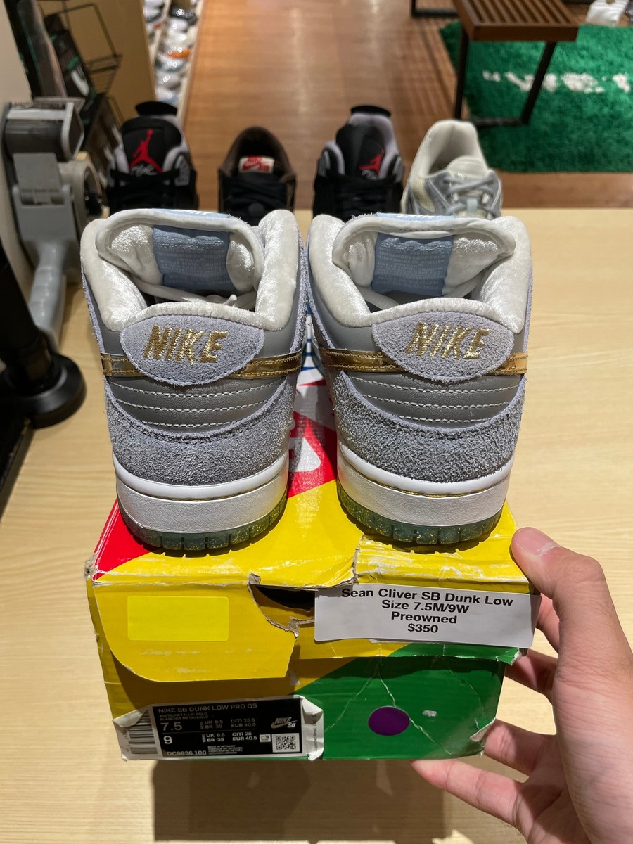 Size 7.5M/9W - Nike SB Dunk Low Sean Cliver DC9936-100 Pre Size 7.5M/9W - Nike SB Dunk Low Sean Cliver DC9936-100 Pre