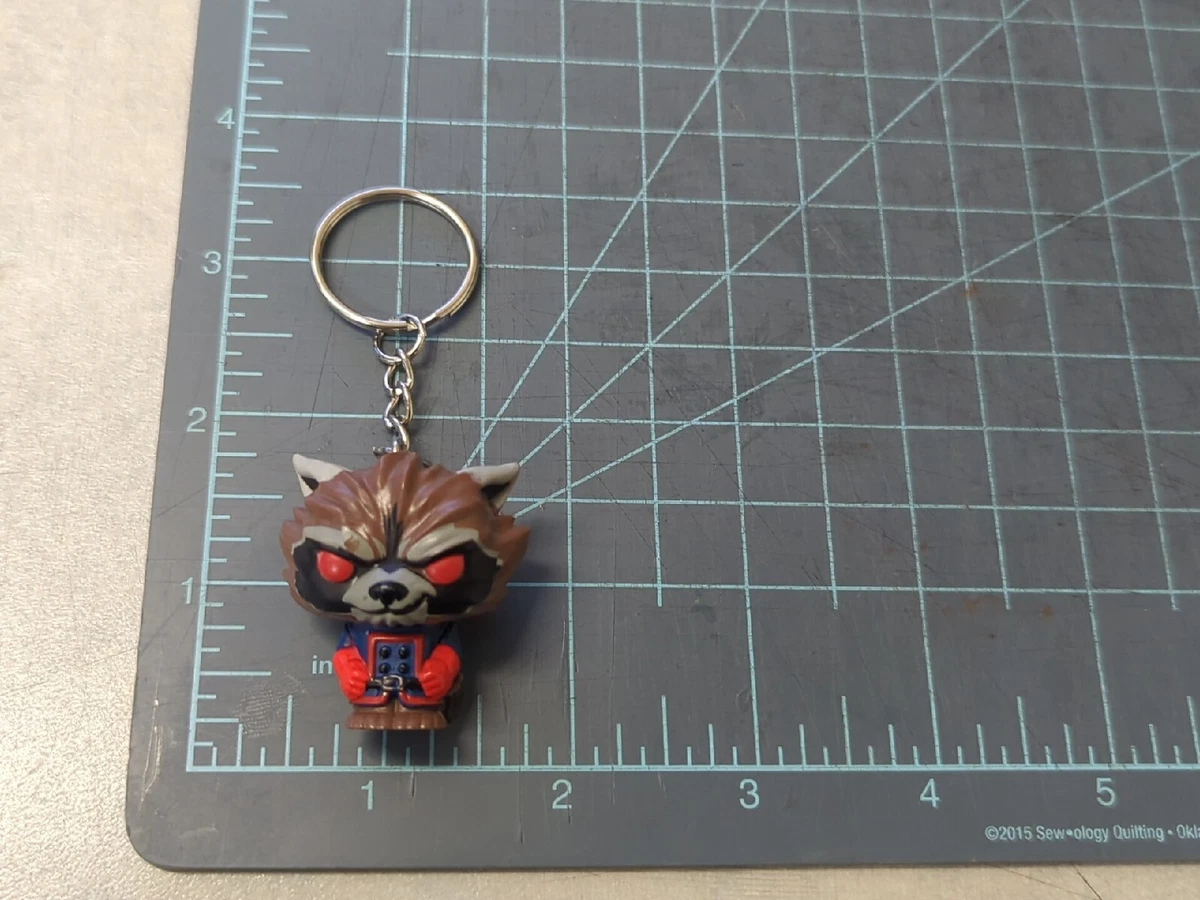 Rocket Raccoon Guardians Galaxy Mini Vinyl Marvel Pop Keychain Bag Clip  Custom