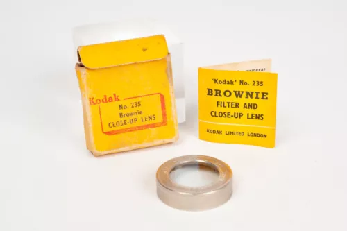 Kodak No 235 Brownie Close-up lens push on filter 23.5mm