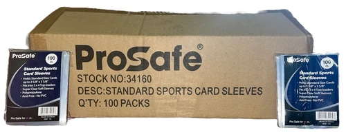 10000 Pro Safe SOFT SLEEVE PENNY REGULAR STANDARD CARD SLEEVES NEW CASE 34160