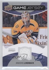 2012-13 Upper Deck Game Jersey Anders Lindback #GJ-AL 0f8