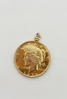 1922 Liberty Peace Silver Dollar Vintage Pendant