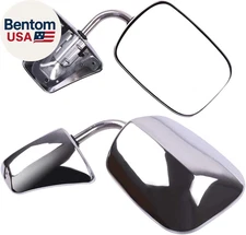 Side View Mirrors Left and Right Side Mirrors Fit Fit for 1973-91 for Chevy/For