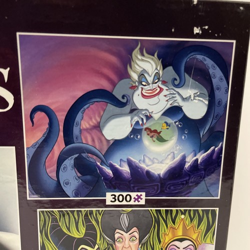 Disney Villains Jigsaw Puzzles 5-In-1 Multipack Set 300/500/750 Pcs Ceaco - Picture 5 of 10