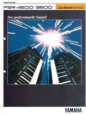 Prospekt Yamaha PSR-3500/PSR-4500