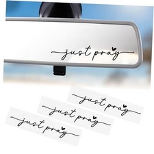 Automotive Universal 3 Pcs Vinyl Sticker Set for Rearview Mirror Tumbler