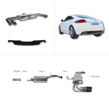 Bastuck Komplettanlage - Audi TT 8J 3.2 V6