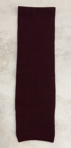 Sciarpa Portolano 100% Cashmere Maglia Mirtillo Rettangolare Inverno Autunno Morbida - Foto 11 di 15