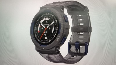 SW-0254 Amazfit Active Edge 46mm Smart Watch, Fitnesstracker, grau B-WARE