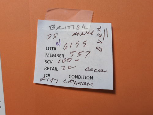 APC W6155 British MNH SS over $100 scv Fiji Cayman see pic for sc#s - Picture 2 of 8