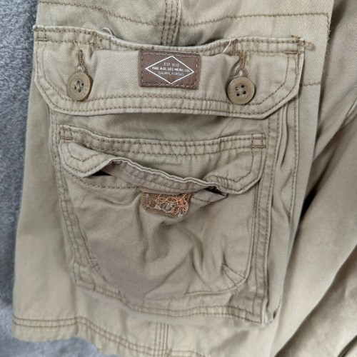 Lee Cargo Shorts Mens Khaki Utility Casual Outdoor Workwear - Picture 5 of 10