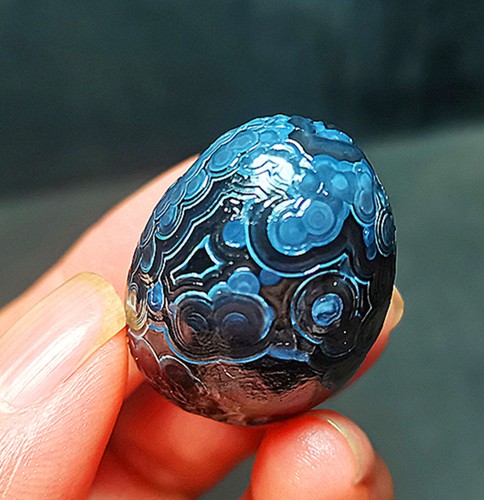 TOP 27.4G Natural Gobi Agate Eyes Agate Banded Agate stone Healing 141