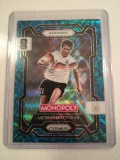 2026 Panini Prizm Monopoly FIFA World Cup - Lothar Matthaus - 4 Corner Blue Wave