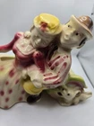 Shawnee Pottery Bicycle Built For Two Planter - Vintage 9.5” x 6” x 4”