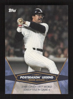 Reggie Jackson 2017 Topps On-Demand Set 9: Postseason Heroes & Current Stars #15