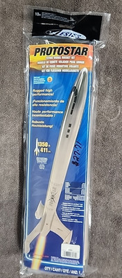 Estes PROTOSTAR #7260 New 2' Tall Model Rocket C,D,&E Eng. Free Shipping!