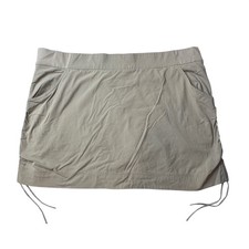 Columbia Skort Womens 2X Tan Anytime Casual Hiking Outdoor Active Mini Skirt