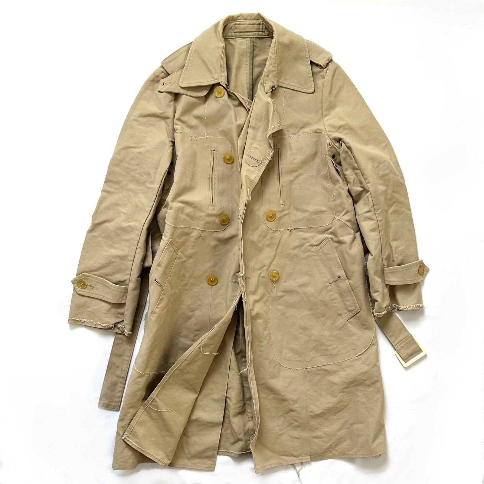 MIHARA YASUHIRO Trench Coat Made in Japan Made in Japan Size S Beige image 1