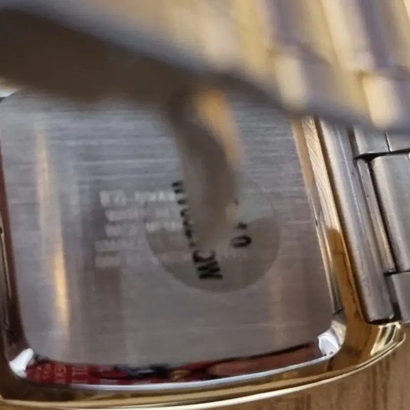 Orient CASSY Rectangular Gold and Silver Metal Wa… - image 4