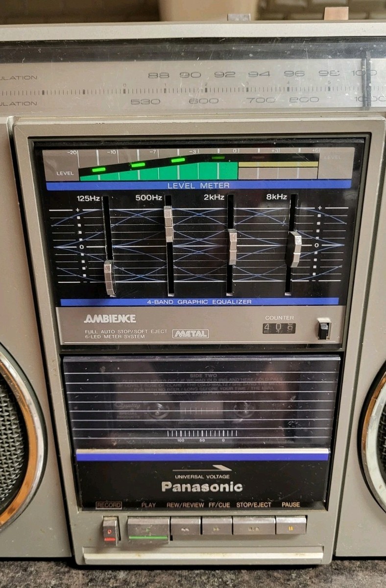 Panasonic RX-5050 Boombox AM/FM Radio Cassette Recorder