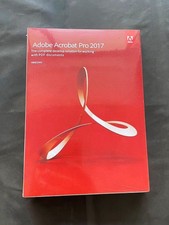 Adobe Acrobat Pro 2017 Full Version Perpetual License 2 PCs DVD Windows New