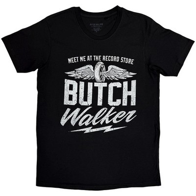 Butch Walker T-Shirt: Wings Wheel (Black) OFFICIAL NEW