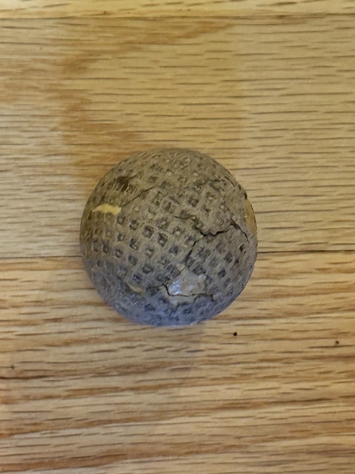 PRENSA GUTTA PERCHA MALLA PELOTA DE GOLF GUTTY VINTAGE ¿Antigua??? Foto 4 de 4