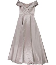 XSCAPE Womens Off The Shoulder Gown Dress, mauve, Petite, 8P