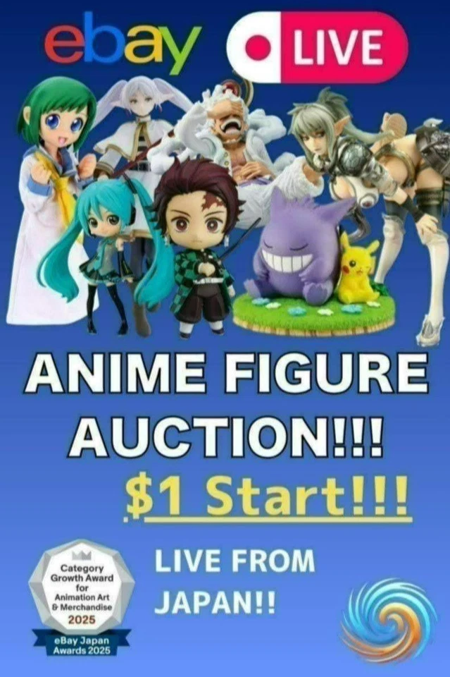 Japan Figure Auction Live! Rare Anime Collectibles -20260901