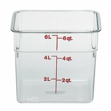 New Cambro 6SFSCW135 Food Storage Container, (8989)