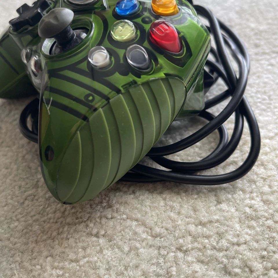Xbox Control Intec Controller Xbox-G8005-B Wow Green SEE Description For Parts - Image 2 of 4