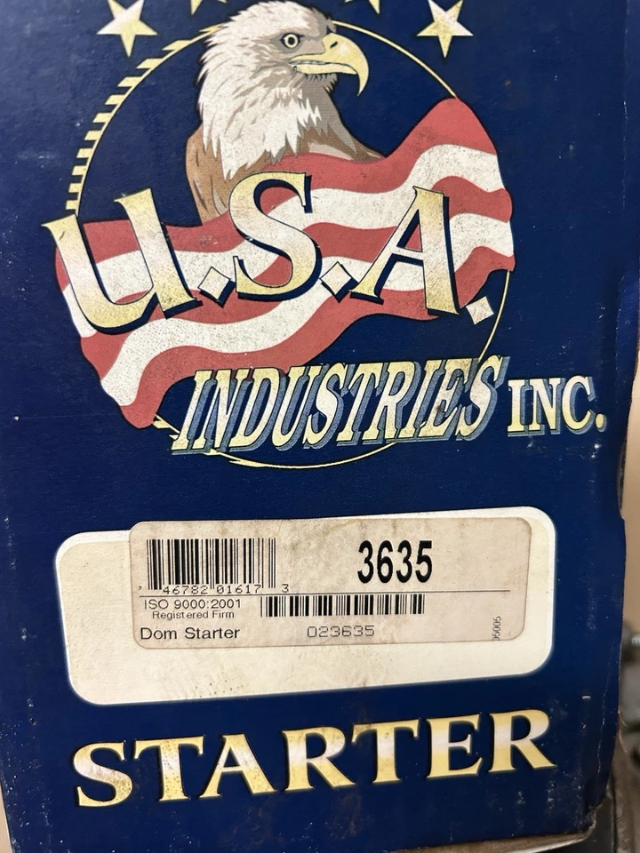 Arrancador USA Industries 3635 - Reman, sin carga central, accionamiento directo de 10 MT Foto 3 de 3