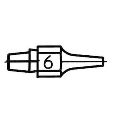 Weller T0051314699 Suction Nozzle DX 116 Tip Size 1.2mm Long