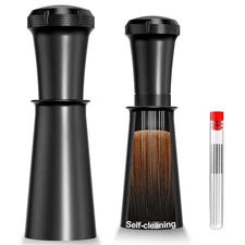 WDT Espresso Distribution Tool, Espresso Accessories with Built-in Cleaning B...