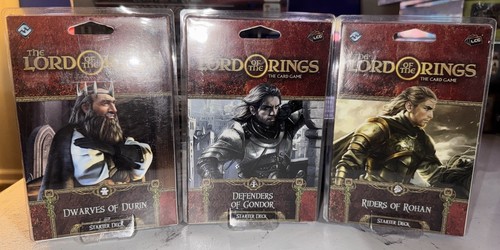 The Lord of the Rings LCG Starter Deck Bundle: Dwarves, Defenders, Riders *NEW*