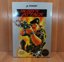 MINTY BOX CIB Rush'n 'N Attack complete in nintendo nes collectr lot SUPER CLEAN