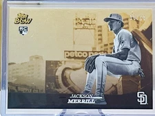 2024 Topps Black and White SSP Golden Hour W/ Jackson Merrill #GH-09 /50 (RC) 