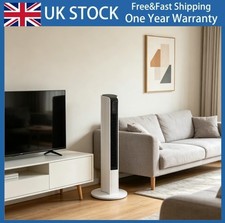 Oscillating Tower Fan - Free Standing Air Cooling, 3 Speed, Slim & Quiet Design