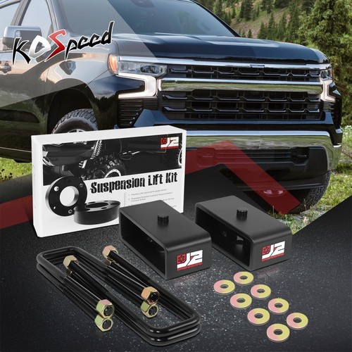 Pair 3" Front Upper Mount Lift Kit Spacers for Silverado Sierra 1500 1999-2022 - Bild 1 von 9