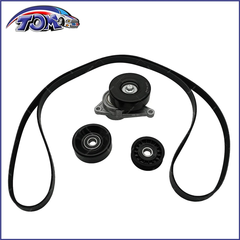 Cinturón Serpentine para 97-01 Mercury Mountaineer 96-01 Ford Explorer 90K-38161 Foto 2 de 4