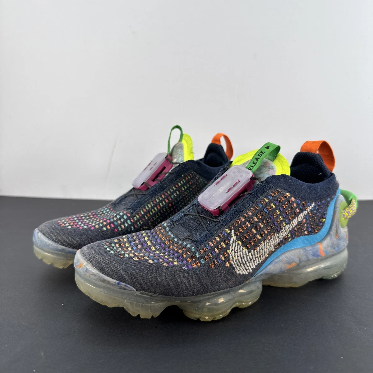 Nike Air VaporMax 2020 Flyknit Deep Royal Blue Multi CJ6740-400 Size 9 Nike Air VaporMax 2020 Flyknit Deep Royal Blue Multi | eBay main image 3