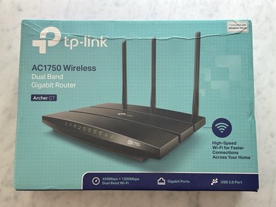 TP-Link Archer C7 AC1750 Dual-Band Gigabit Router Complete - New in Open Box!