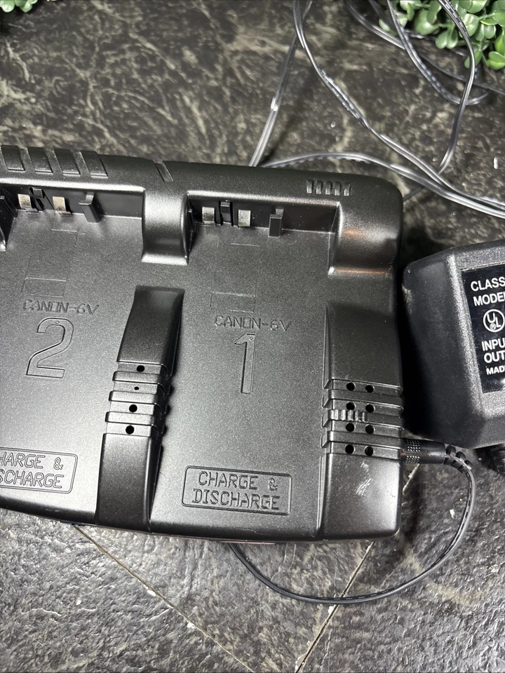 Vintage Power-up Triple Quick Charger Model Cl-320 Hitachi Monolta, Canon 6 V ++ - Image 3 of 4