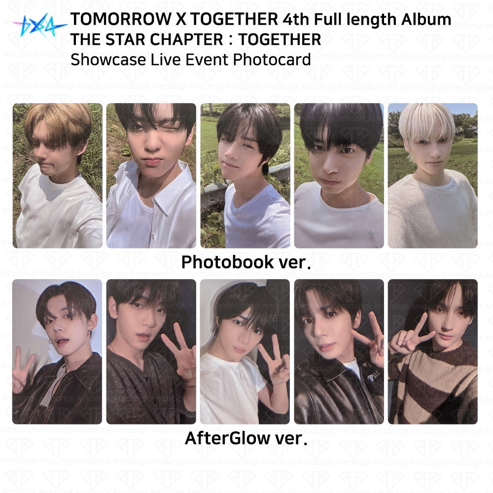TXT ミニフォト TXT 8th Mini Album The Star Chapter : Together ShowCase Live