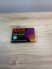 RCA Hi-Fi Stereo Blank Audio Cassette Tape 90 Minute RC90 - SEALED